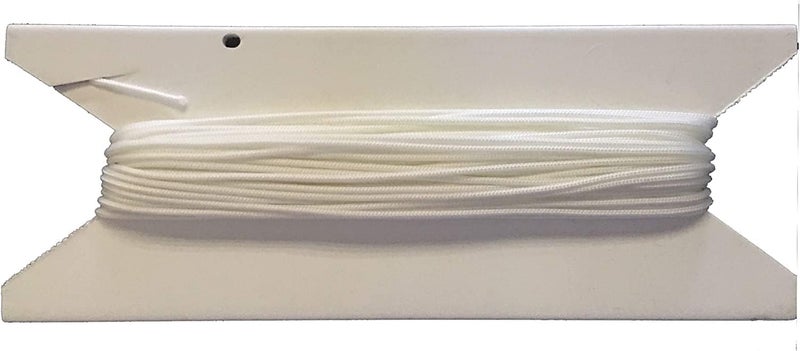 0.9mm White Window Blind Cord, String (100 feet)